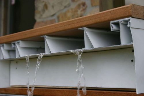 Отдельно стоящий пол - Decksystem Plank - Saimex - из стекловолокна / из карбона / усиленный