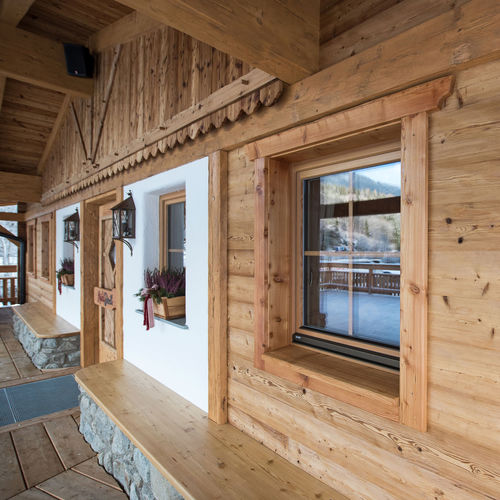 Строительный Панель из дерева - PIZ BUIN - Mareiner Holz - для внутренней компоновки / для стены / из лиственницы