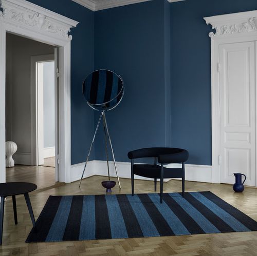 Современный ковер - IRIS - Fabula living - в полоску / из хлопка / из новозеландской шерсти