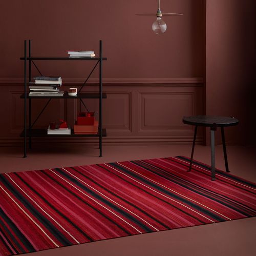 Современный ковер - AMARYLLIS  - Fabula living - в полоску / из хлопка / из новозеландской шерсти