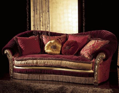 Стилизованный диван - ART. 200 - Casta Diva Interiors - из ткани / из кожи / многоцветный