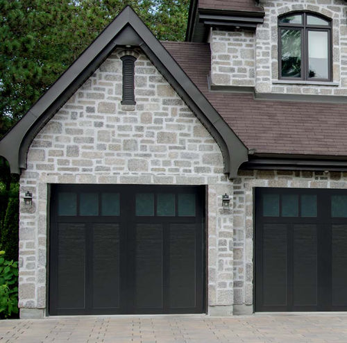 Гаражные ворота из композита - CANYON RIDGE® ELEMENTS - Copy door - секционная / из стали / из полистирола