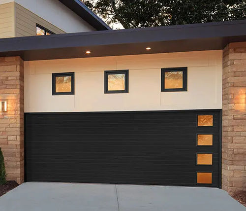 Гаражные ворота из стали - MODERN  - Copy door - секционная / из полистирола / из пенополиуретана