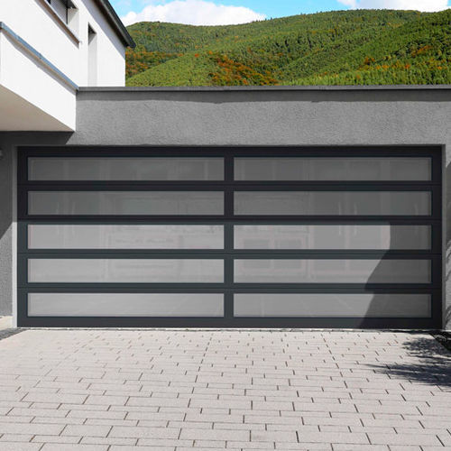 Секционная гаражные ворота - AVANTE® SLEEK - Copy door - из алюминия / из акрила / из пенополиуретана