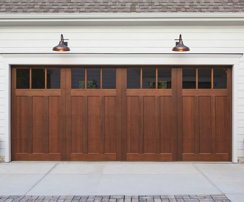 Секционная гаражные ворота - RESERVE® WOOD CUSTOM - Copy door - створчатая / из кедра / из ольхи