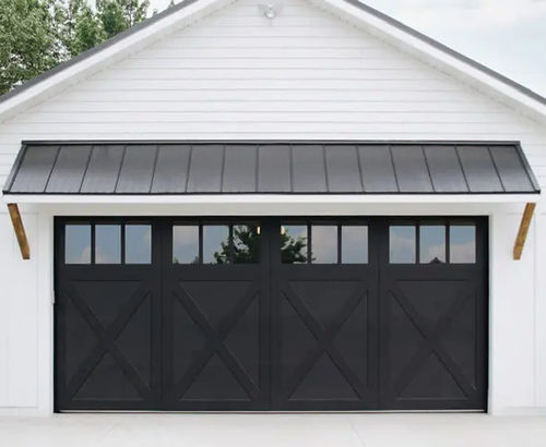 Секционная гаражные ворота - RESERVE® WOOD EXTIRA® - Copy door - створчатая / из композита / из полистирола