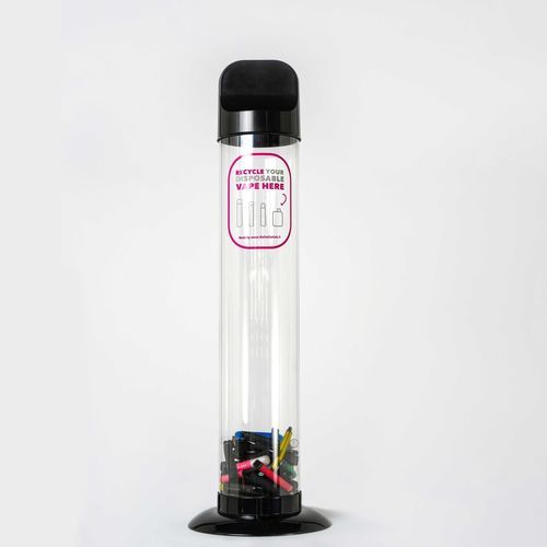 Мусорный контейнер из полиэтилена - RECY VAPE - THE ITALIAN LAB SRL - из поликарбоната / для интерьера / с сортировкой