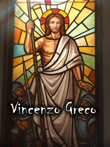 Окно из металла - SACRE TIFFANY - Vincenzo Greco - неподвижное / витражное