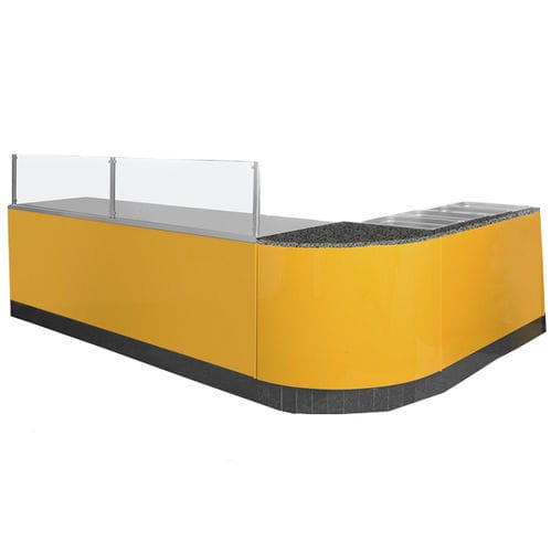 Барная стойка для бара - SUN - Jimo Cooling Technology - из нержавеющей стали / из гранита / из кварца
