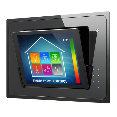 Настенная подставка для iPad - IROOM’S IDOCK - iRoom Gmbh - для бытового использования / горизонтальная / встраиваемая заподлицо