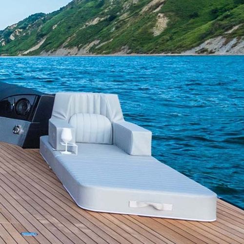 Современный садовый шезлонг - TRONA - из Sunbrella® / из акриловой ткани / из водоотталкивающей ткани