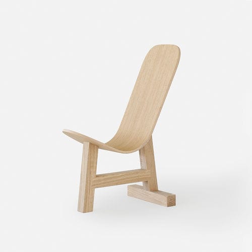 Cтул минималистский дизайн - EASEL - DANTE - Goods and Bads - для интерьера / из дуба / для бытового использования