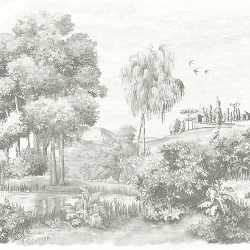 Современный обои - LANDSCAPE CRAYON - Masureel Distribution BVBA - виниловый / природный мотив / панорамный