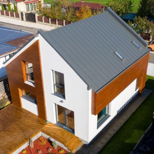 Листовое железо для кровли - GRANITE® STANDARD  - ArcelorMittal Europe – Flat Products - ребристое / из стали / 3D