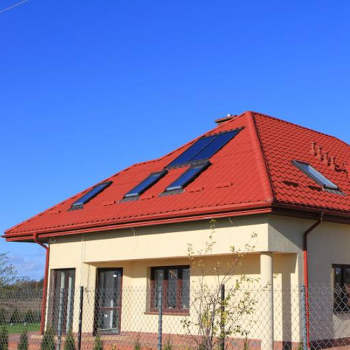 Листовое железо для кровли - GRANITE® ULTRAMAT   - ArcelorMittal Europe – Flat Products - ребристое / из стали / 3D