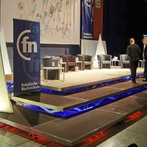 Внешняя площадка - UNISTAGE PROFI 140 - Mott Mobile Systeme GmbH &Co. KG - для организации мероприятий / регулируемая по высоте / по индивидуальному заказу