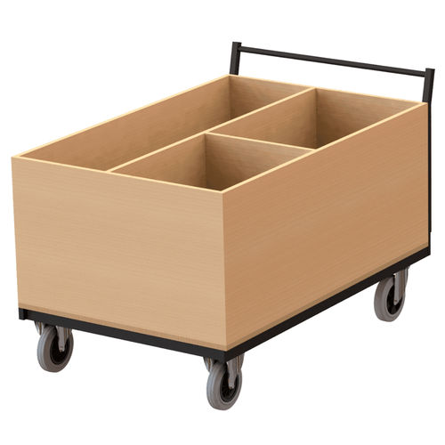Тележка для профессионального использования - TRANSPORTBOX ROBUSTO - Mott Mobile Systeme GmbH &Co. KG - персонализированная / транспортная / из термолакированной стали