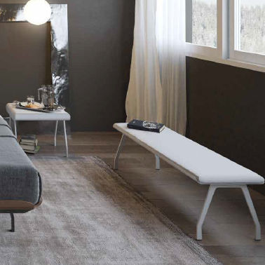 Современная банкетка - TELEMARK - iCARRARO italian makers - из ткани / с основанием из металла