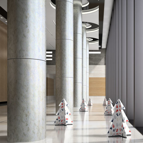 Рождественские украшения из ПВХ - 3D CHRISTMAS TREE  - Terra Group - для общественных мест / для общественных учреждений / для торговли