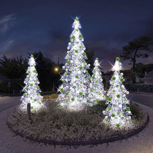 Светодиодная рождественская световая декорация - Christmas Tree - Terra Group - 3D / напольная / для общественных мест