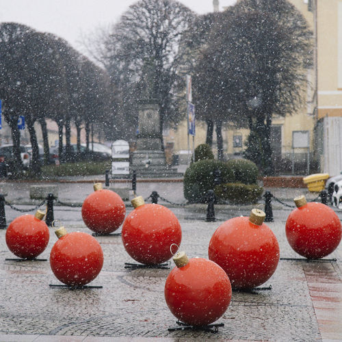 Рождественские украшения из стекловолокна - LARGE CHRISTMAS BAUBLE X-MASS BALL - Terra Group - для общественных мест / для торговли / герметичное