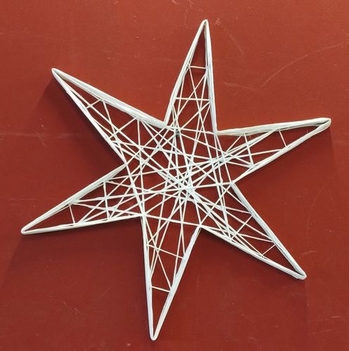 Рождественские украшения из стекловолокна - 2D Star 6&7 Arms - Terra Group - для общественных мест / для домашнего использования / для общественных учреждений
