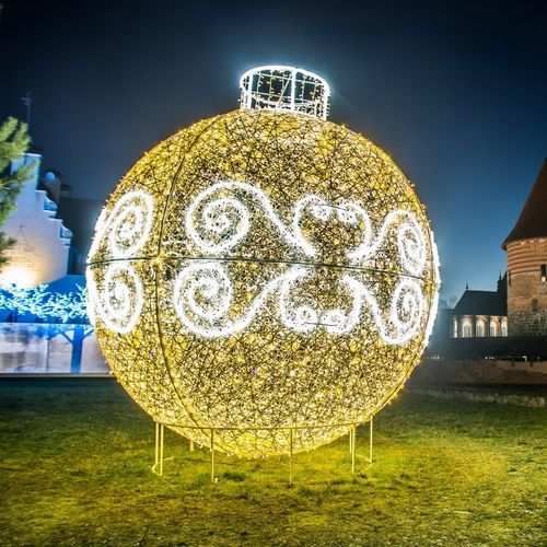 Светодиодная рождественская световая декорация - Bauble Giant - Terra Group - 3D / напольная / для бытового использования