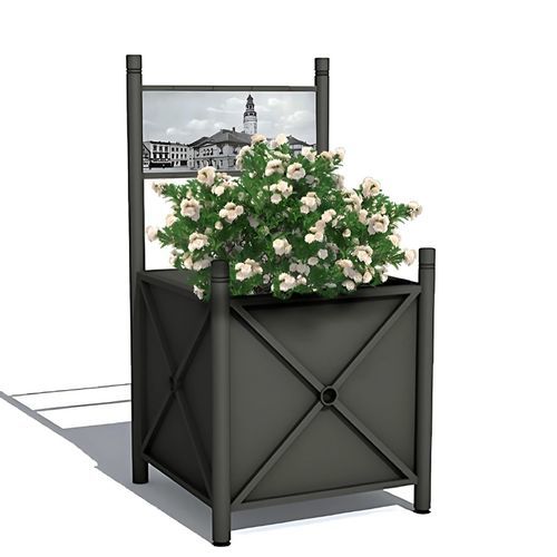 Напольная стойка для информационного стенда - Urbana Stand XL - Terra Group - островная / для наружного применения / для игровой площадки