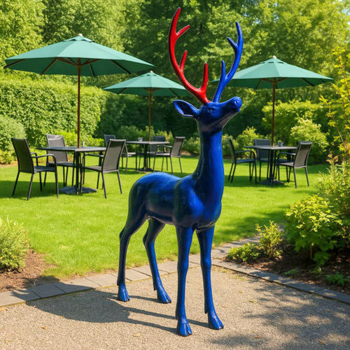 Скульптура из стекловолокна - DEER - Terra Group - для наружного применения / садовая / отдельностоящая
