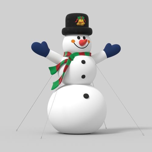 Надувная конструкция с мембраной из ПВХ - Snowman XXL - Terra Group - для офиса / для игровой площадки / для организации мероприятий