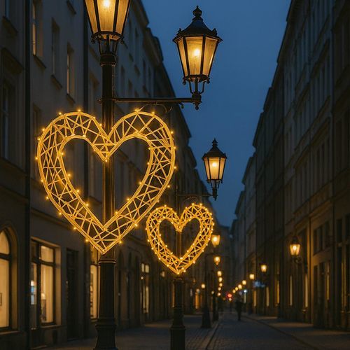 Скульптура из стекловолокна - OPENWORK HEART 2D - Terra Group - для наружного применения / отдельностоящая / напольная