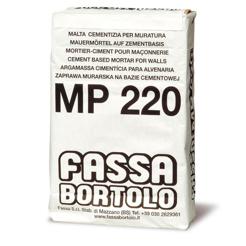 Монтажный строительный раствор - MP 220 - Fassa Bortolo - для бетона / для каменной кладки / для цемента