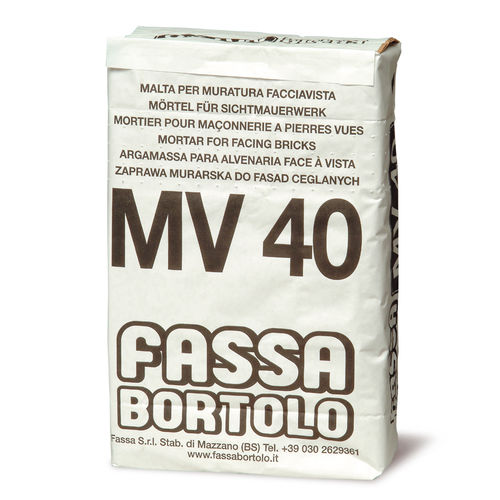 Монтажный строительный раствор - MV 40 - Fassa Bortolo - для каменной кладки / известковый раствор