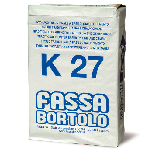 Штукатурка для подготовки - K 27 - Fassa Bortolo - обмазка / для интерьера / для наружного применения