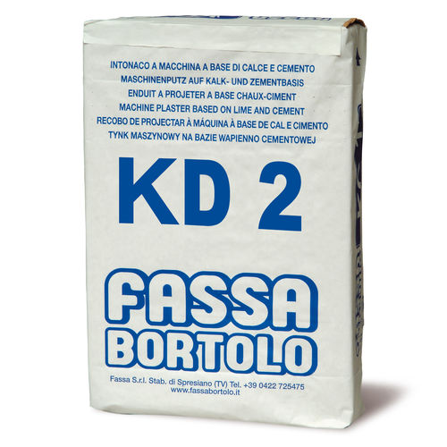 Штукатурка для подготовки - KD 2 - Fassa Bortolo - для интерьера / для наружного применения / для стены