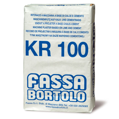 Штукатурка для подготовки - KR 100 - Fassa Bortolo - для интерьера / для наружного применения / для стены
