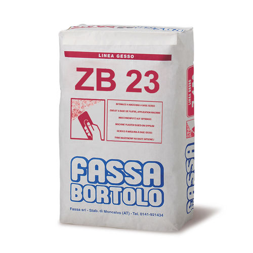 Штукатурка для подготовки - ZB 23 - Fassa Bortolo - для интерьера / для стены / для бетона