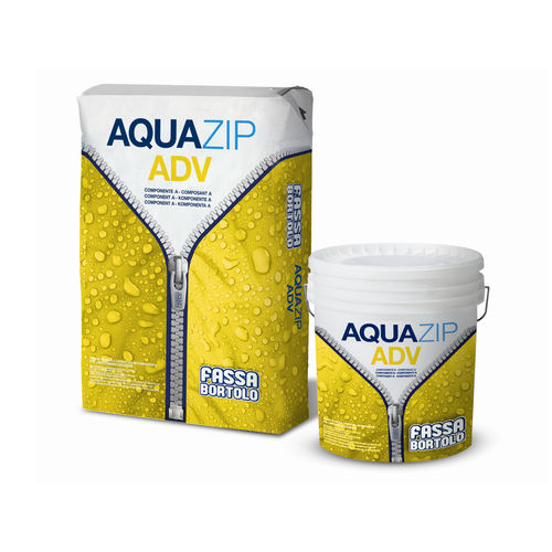 Защитная штукатурка - AQUAZIP ADV - Fassa Bortolo - гидроизолирующая / для интерьера / для наружного применения