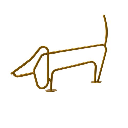 Напольная парковка для велосипедов - PICASSO DOG - Madrax - уникальный дизайн / для общественных мест / из стали, покрытой порошком