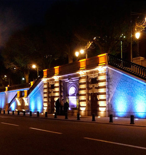 Видимый светильник - POWERPIX - ARCH Led - встраиваемый в пол / LED / круглый