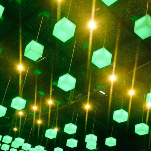 Подвесной светильник - PIXEL - ARCH Led - LED / квадратный / для общественных мест