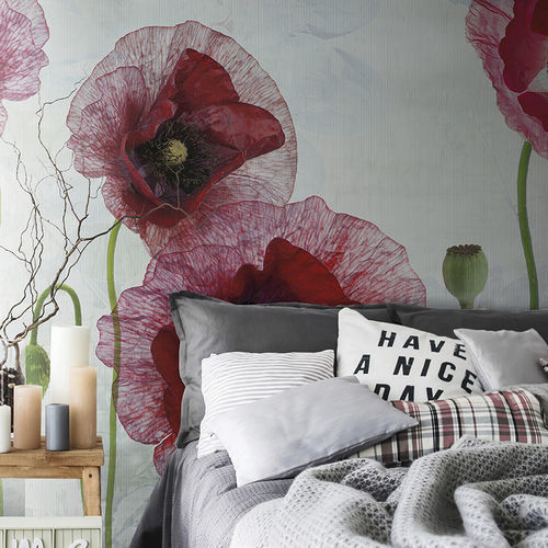 Современный обои - PAPAVER - N.O.W. Edizioni - в цветочек / набивной