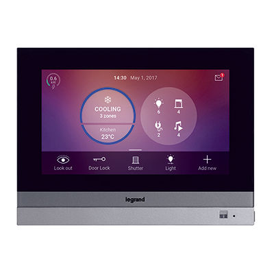 Сенсорный экран для систем домашней автоматизации - HOMETOUCH - LEGRAND - настенный / 7"