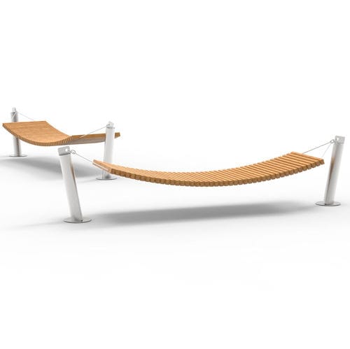 Самонесущий гамак - WAVE 02.916 - ZANO Street Furniture - для общественных мест