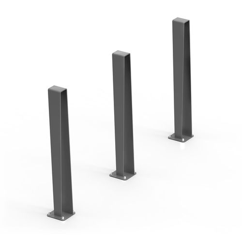 Столбик из стали - RELIQ - ZANO Street Furniture - из нержавеющей стали / из углеродистой стали / для общественных мест