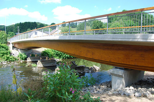 Мост из дерева - AGGERBRIDGE, LOHMAR - TiComTec - из бетона / с балками / сборный