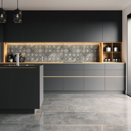 Плитка из керамогранита - SOFTCEMENT GRAPHITE - CERRAD - полированная / матовая / гладкая