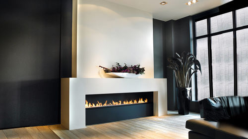 Газовый камин - LINEFIRE  - Modus Fireplaces - на биоэтаноле / встраиваемый / Односторонний