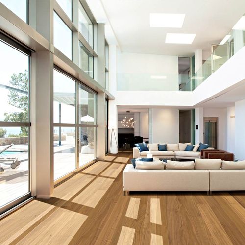Паркет из паркетной доски - NATURA - CP PARQUET - из тикового дерева / очищенный / покрытый лаком