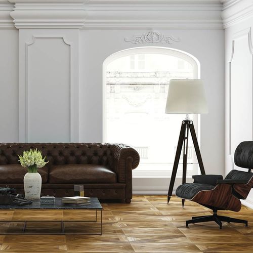 Паркет из паркетной доски - QUADROTTE - CP PARQUET - из тикового дерева / промасленный / очищенный